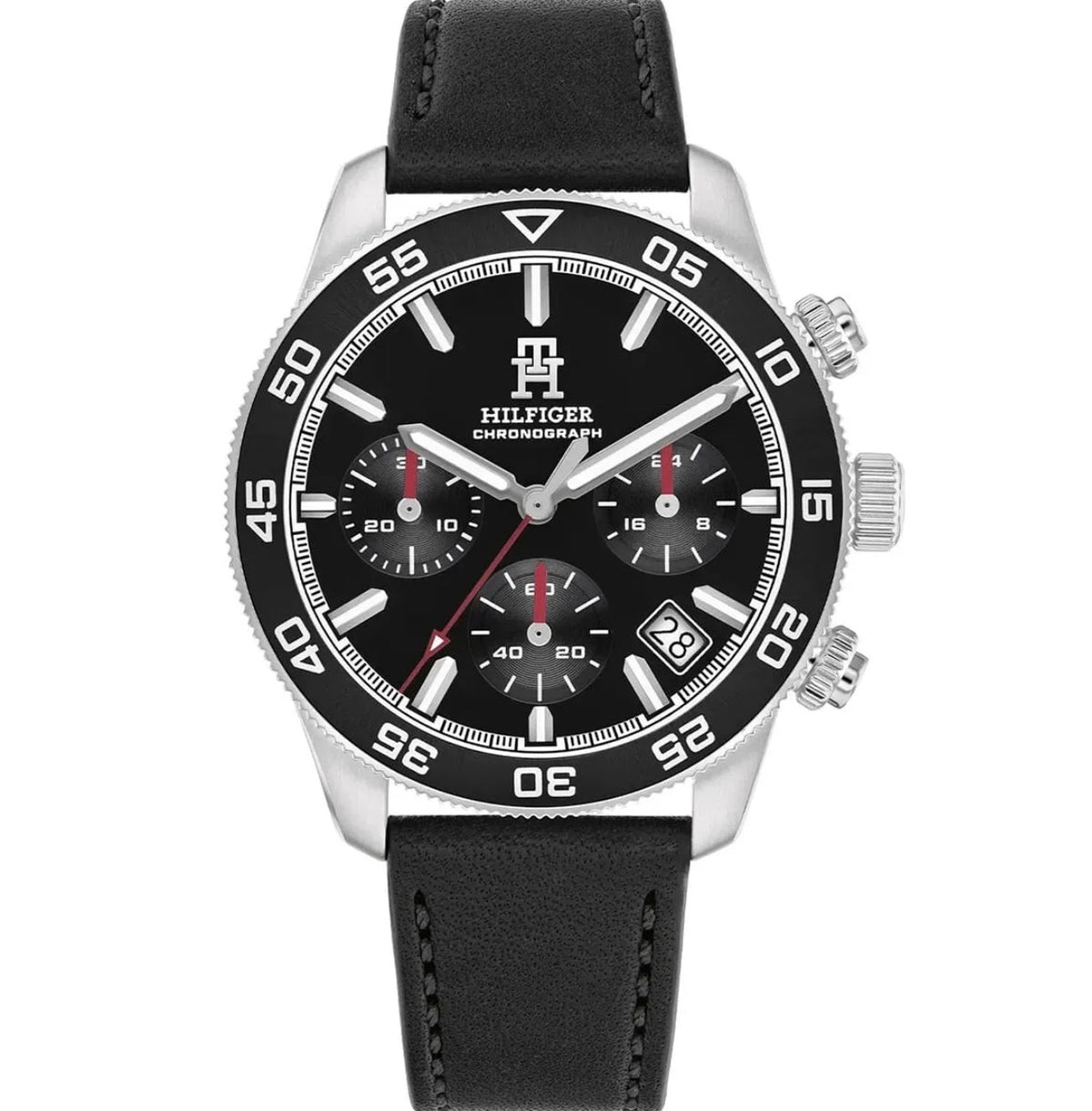 Tommy new black chronograph