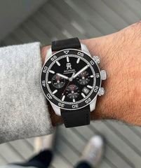 Tommy new black chronograph