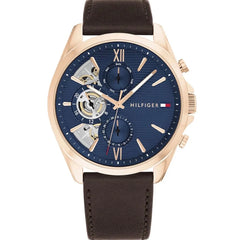 Tommy brown navy skeleton