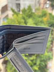 Dior blue wallet