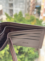 Dior brown wallet