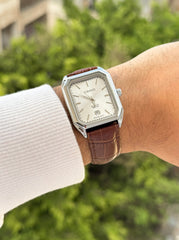 Casio genuine leather square