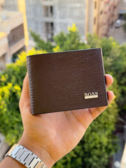 Boss brown wallet