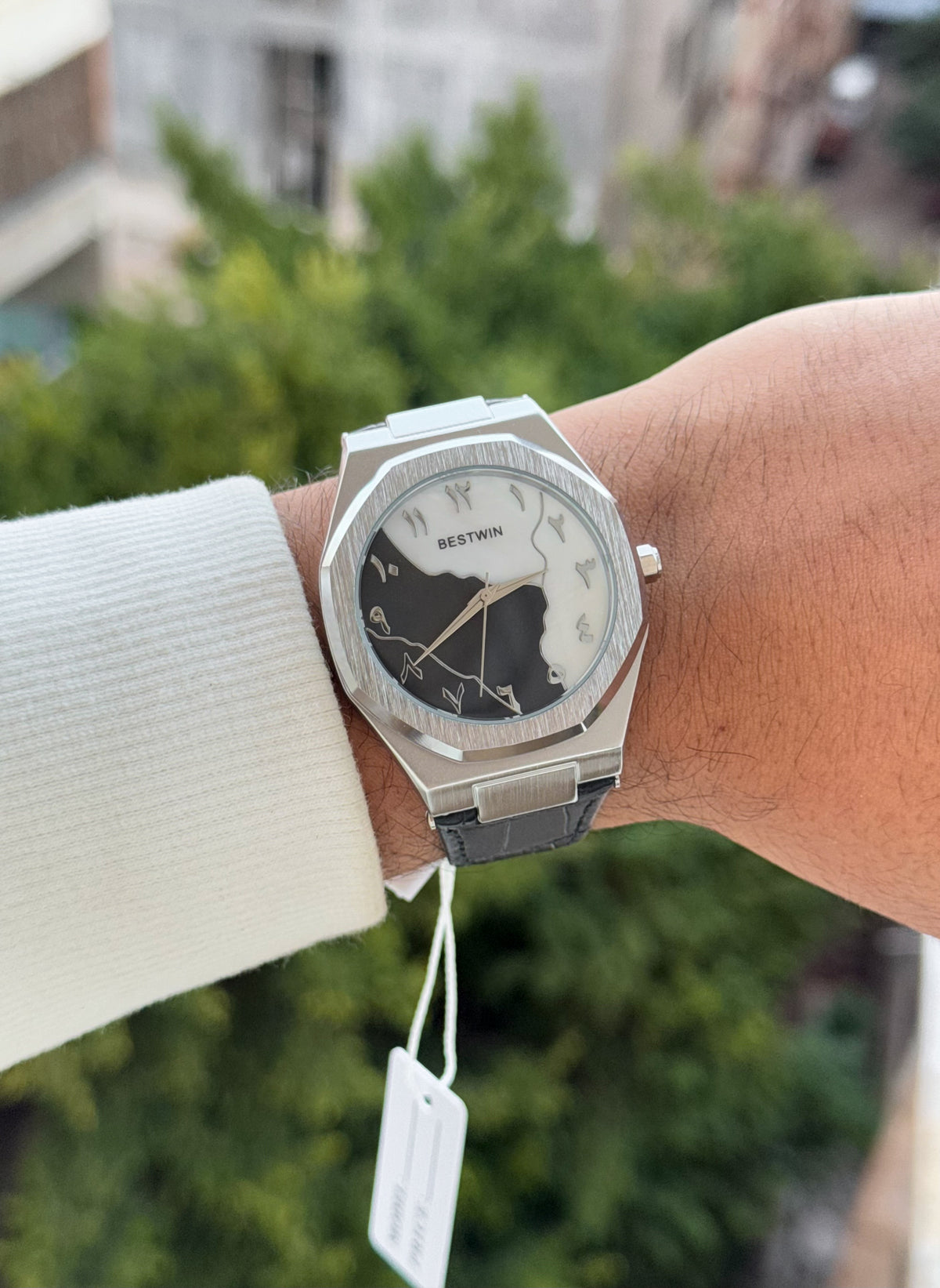 Bestwin leather silver arabic