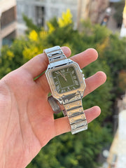 Cartier santos metal