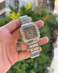 Cartier santos metal
