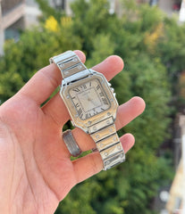 Cartier santos metal