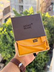 Mont blanc dark brown wallet