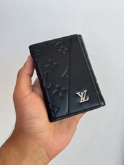 Lv black wallet and card holder
