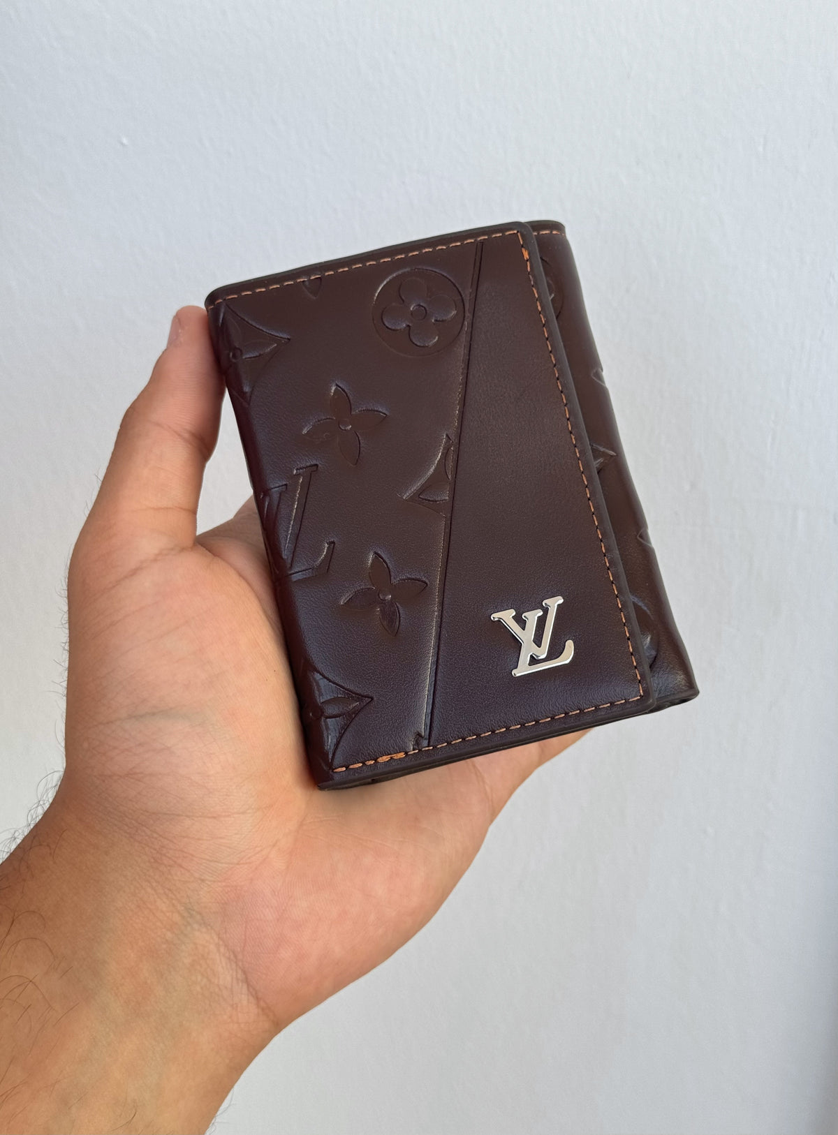 Lv brown wallet and card holder