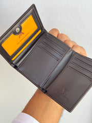 Lv brown wallet and card holder