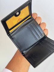 Armani black wallet and card holder