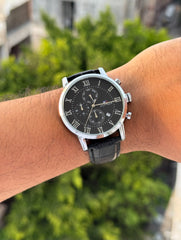 Tommy leather chronograph