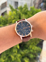 Tommy leather chronograph