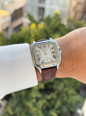 Cartier santos leather