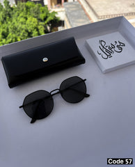 Large round sunglasses