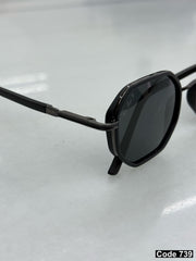 Rayban small hexagonal polarised sunglasses