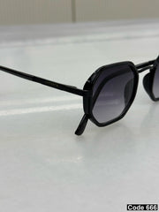 Lacoste hexagonal sunglasses