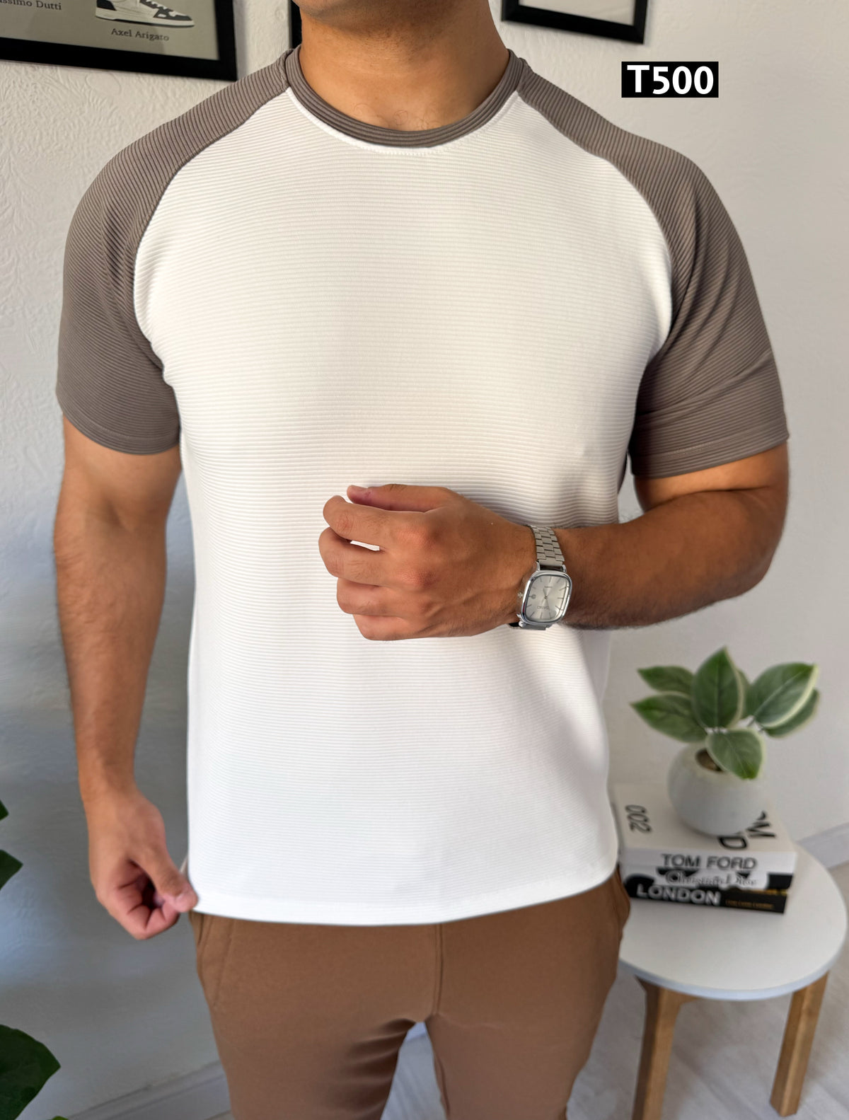 Slim fit reglan t-shirt
