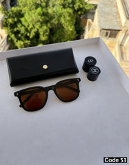 Large square sunglasses