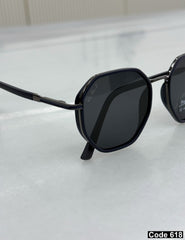Rayban hexagonal polarised sunglasses