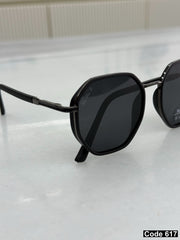 Rayban hexagonal polarised sunglasses