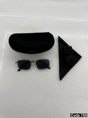 Small rectangular sunglasses