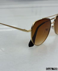 Brown aviator sunglasses