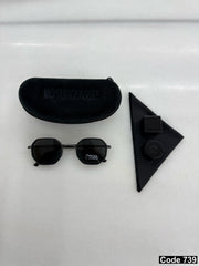 Rayban small hexagonal polarised sunglasses