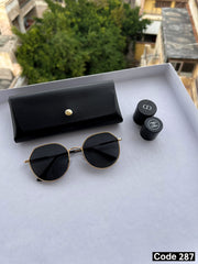 Large round sunglasses