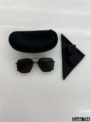 Large premium square sunglasses