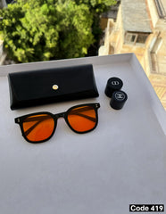 Large square sunglasses