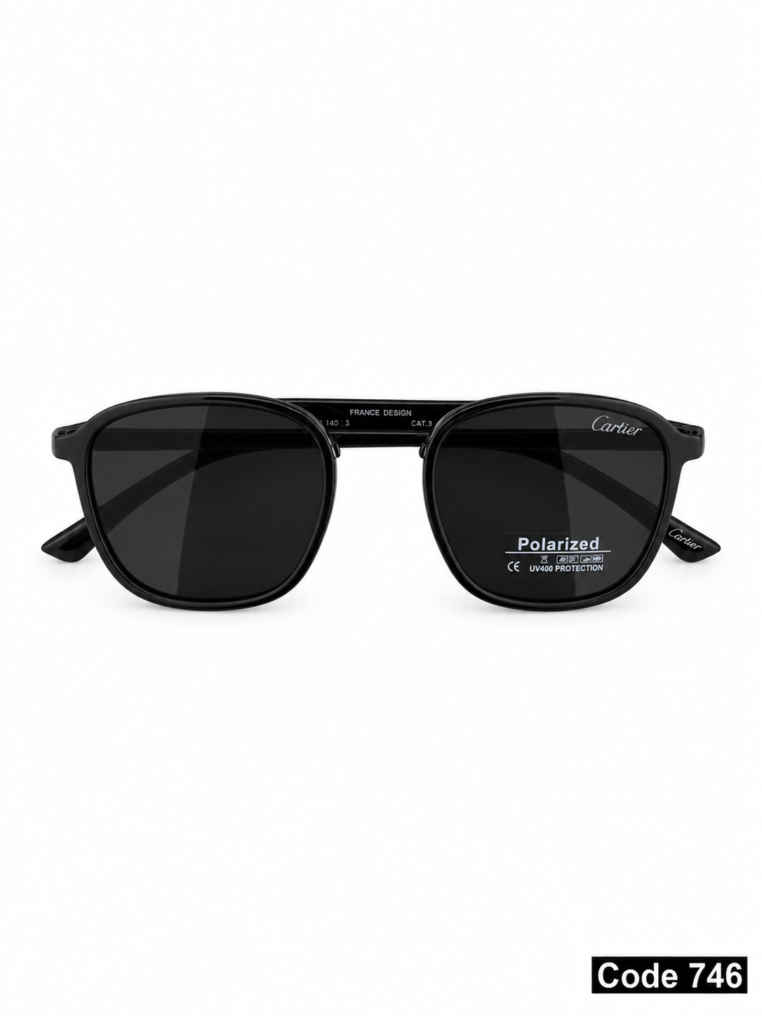 Cartier large aviator polarised sunglasses