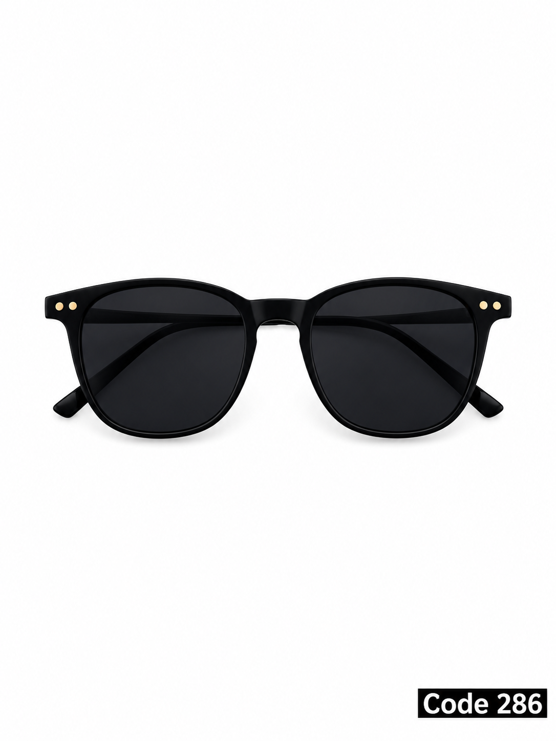 Large wayfarer black sunglasses