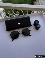 Small hexagonal sunglasses