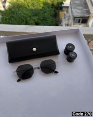 Small hexagonal sunglasses
