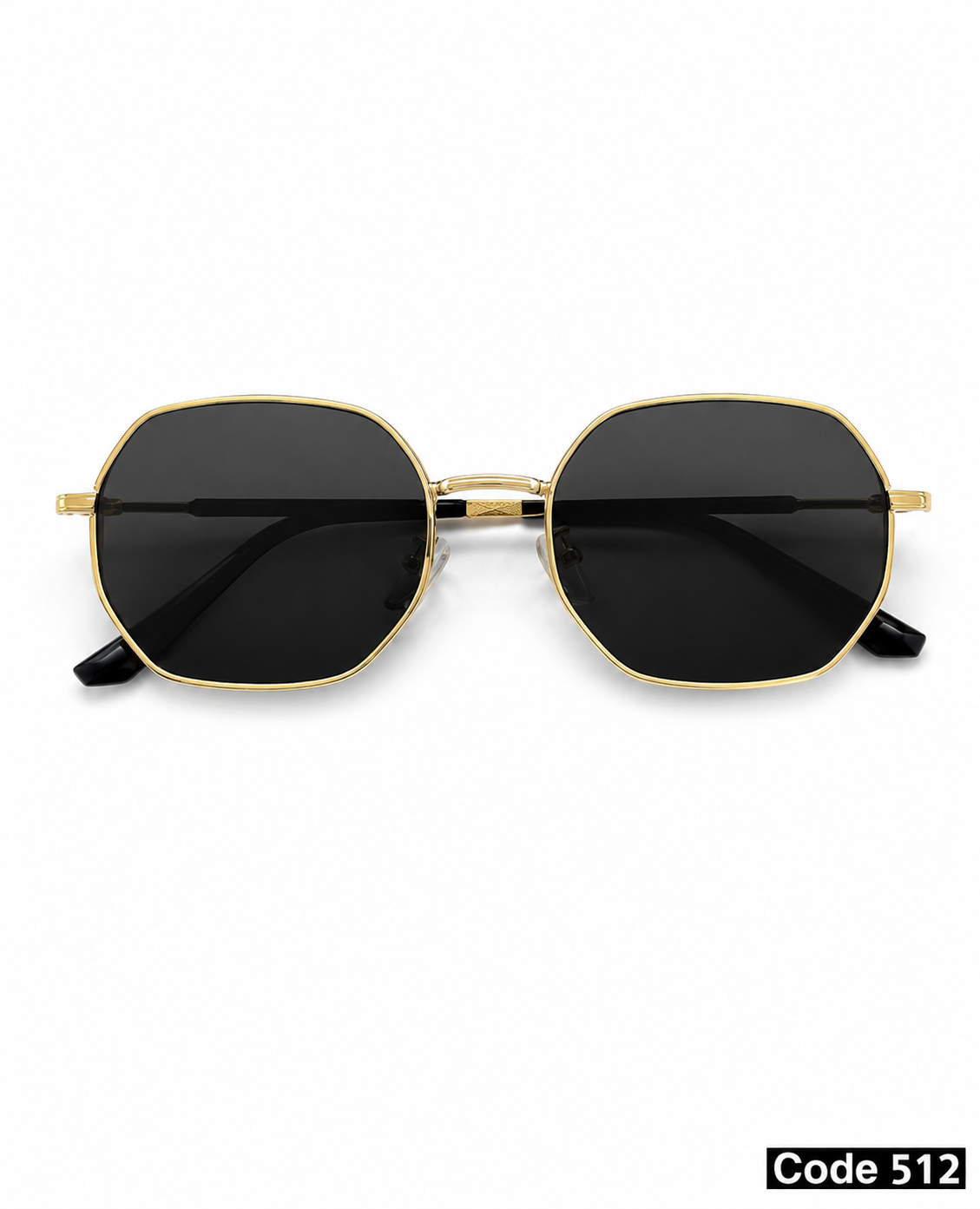 Hexagonal premium sunglasses