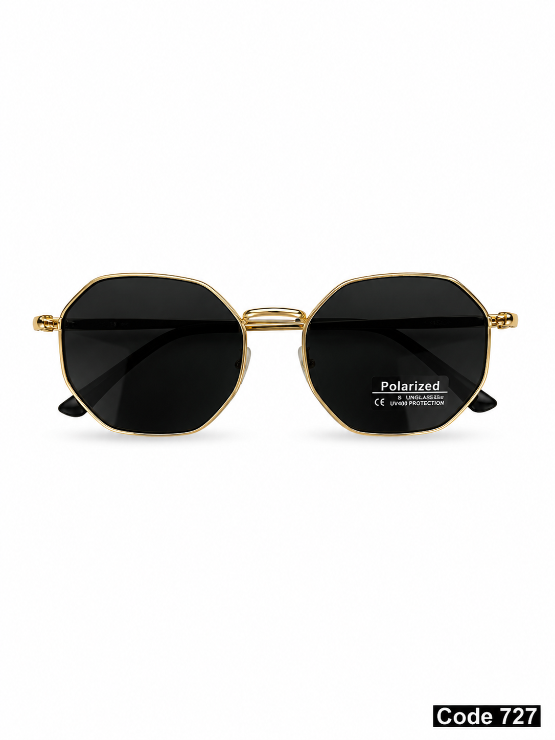 Rayban hexagonal polarised sunglasses